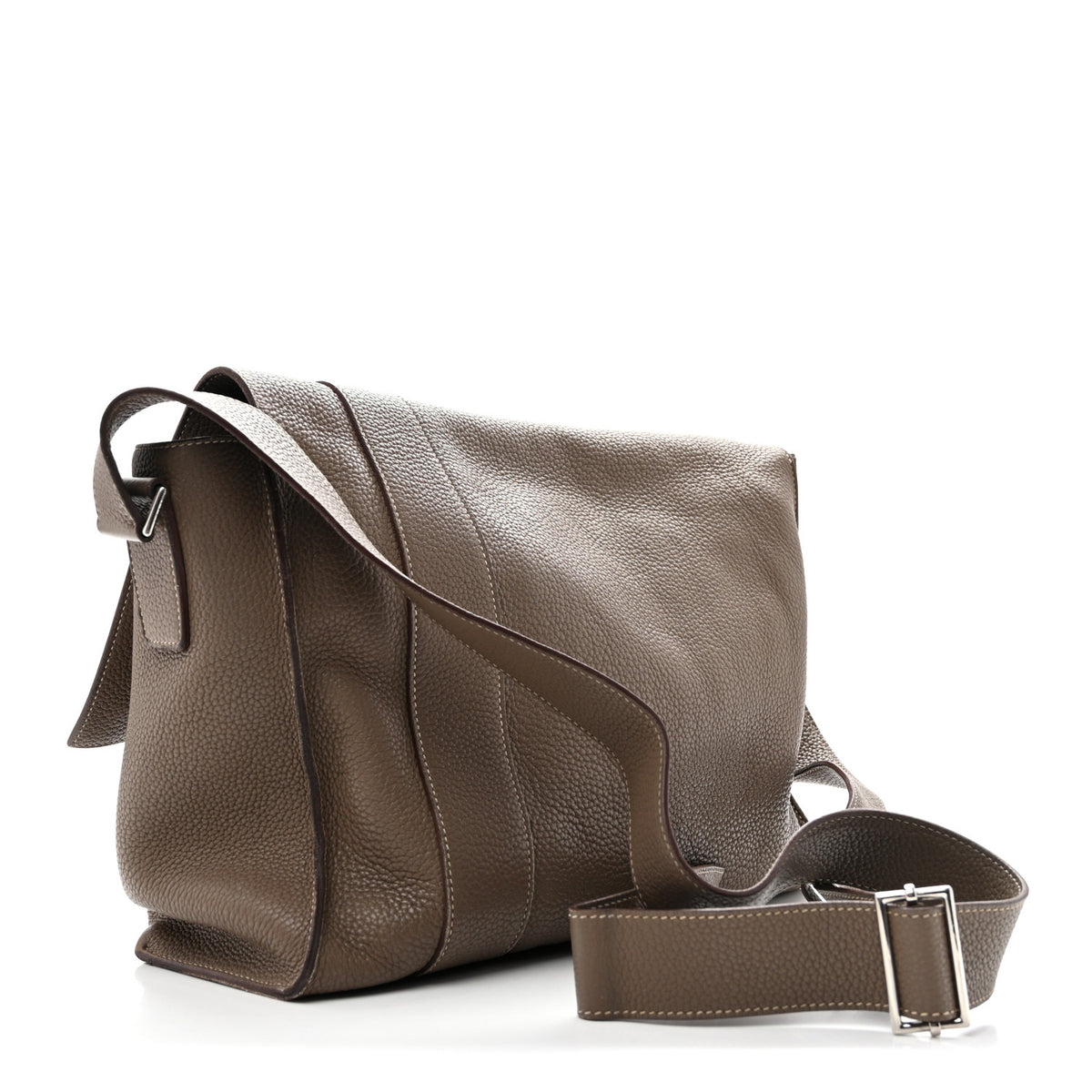 Hermes Taurillon Clemence Alfred 35 Etoupe 3 of 12