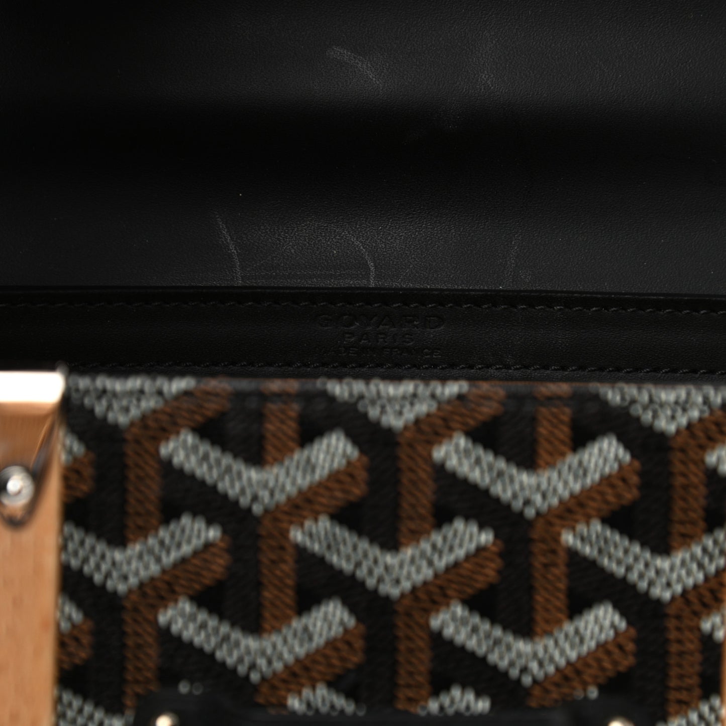 Goyardine Structure Mini Saigon Black