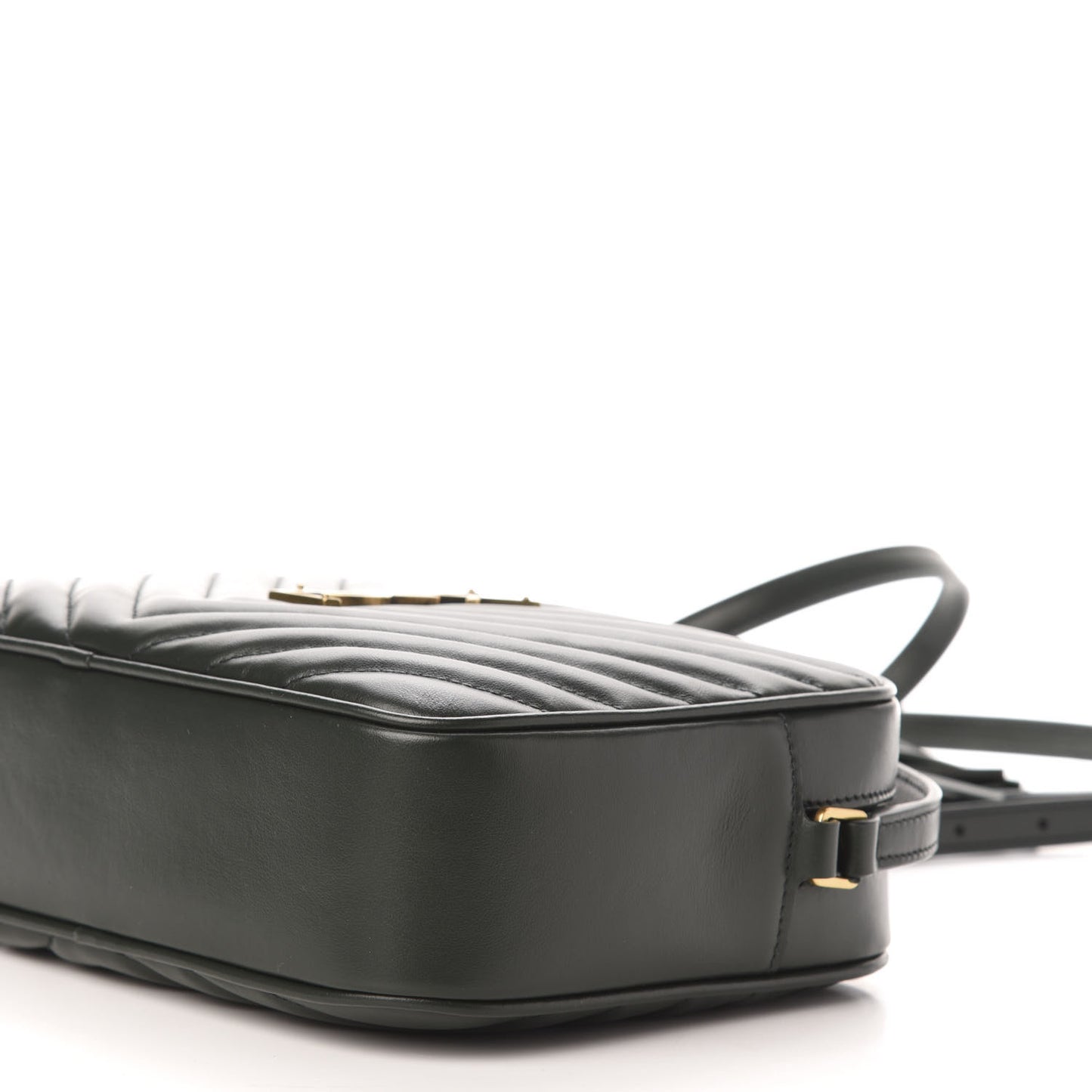 Calfskin Matelasse Monogram Lou Camera Bag Green