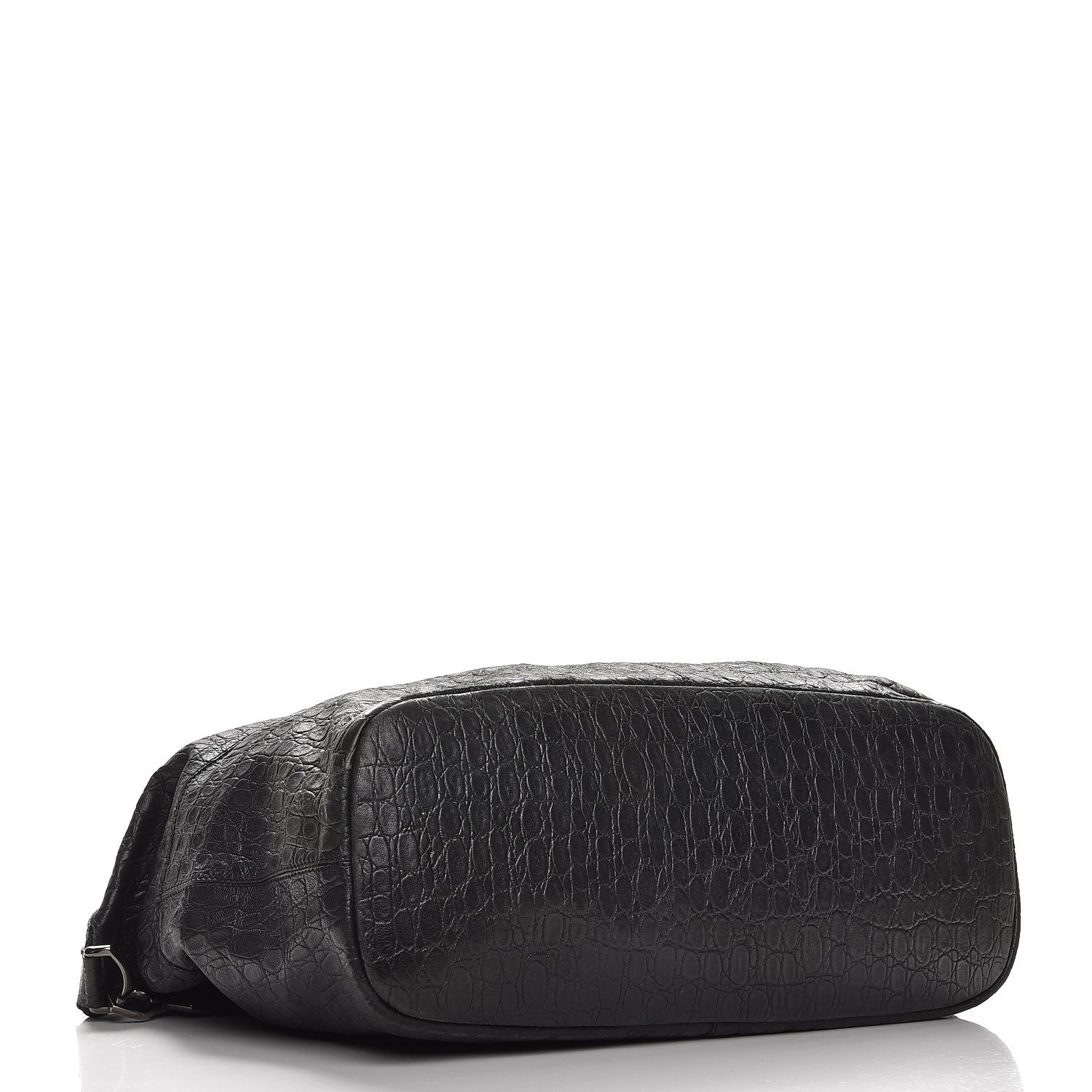 Givenchy Calfskin Crocodile Embossed Large Nightingale Black 5 of 11
