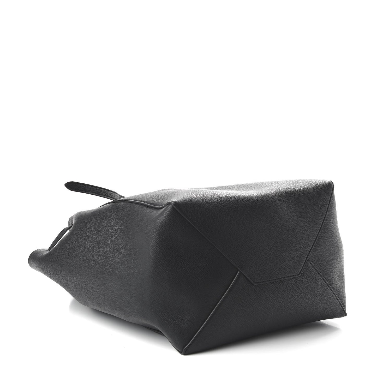 Soft Grained Calfskin Medium Belt Cabas Phantom Black