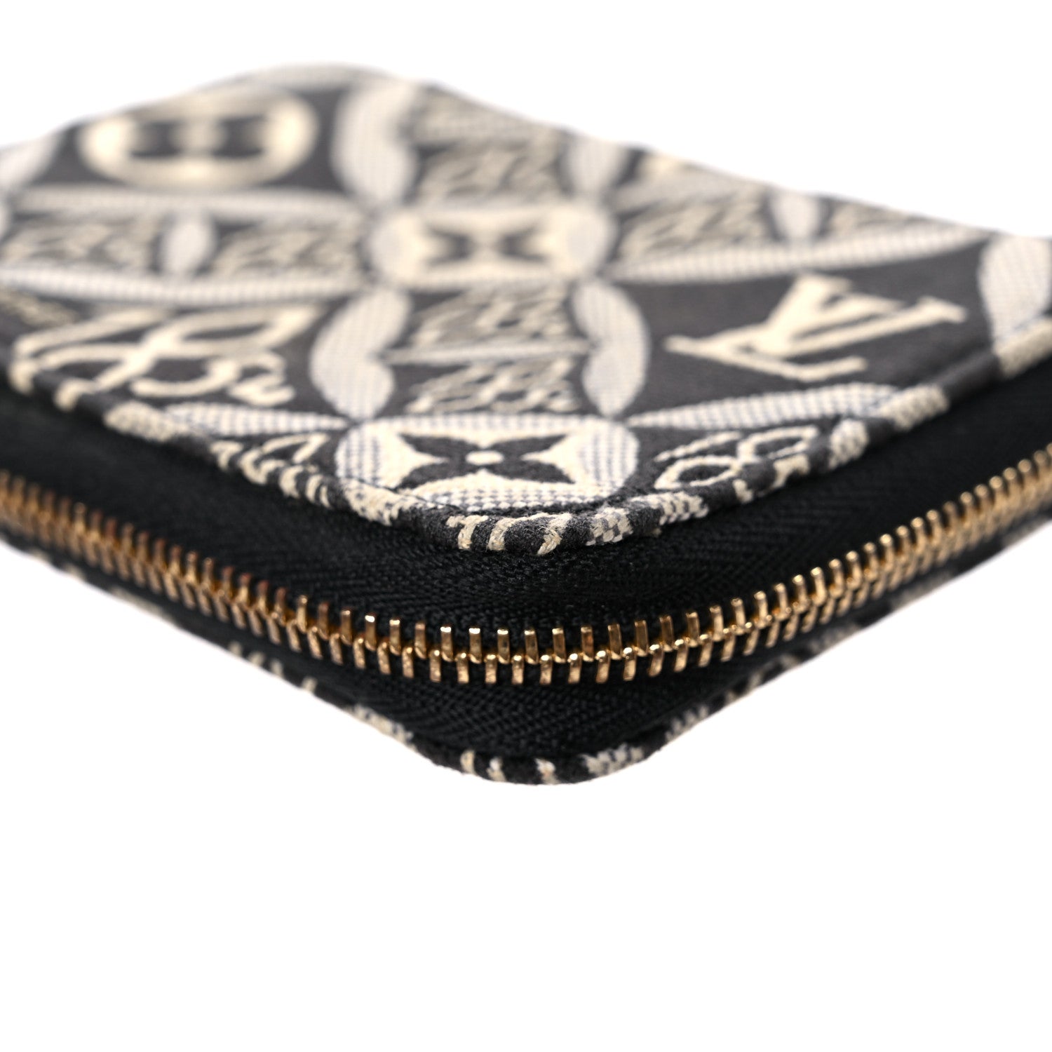 Louis Vuitton Jacquard Since 1854 Zippy Coin Purse Grey 12 of 16