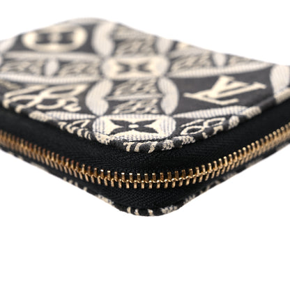 Louis Vuitton Jacquard Since 1854 Zippy Coin Purse Grey 12 of 16