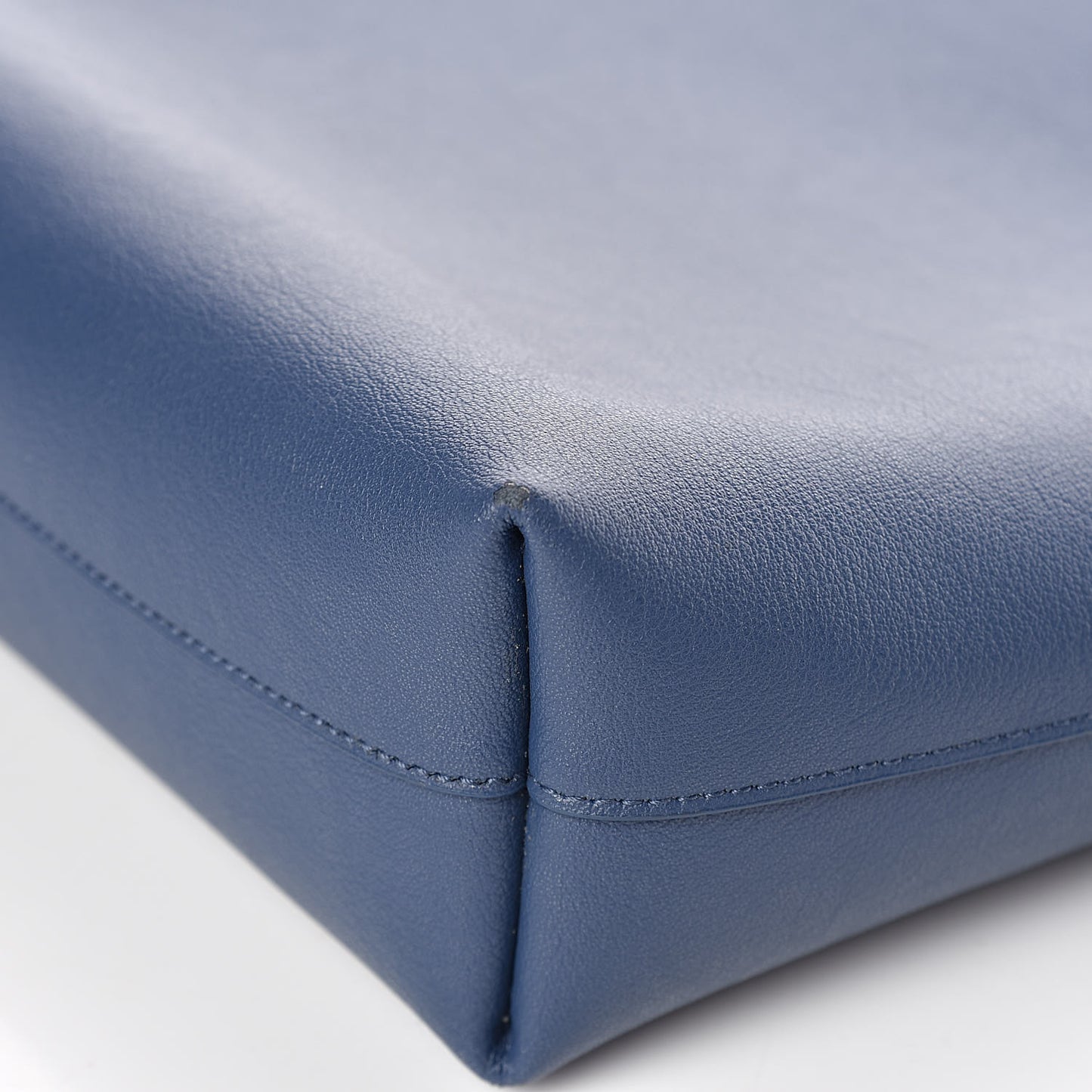 Calfskin Toy Shopping Tote Denim