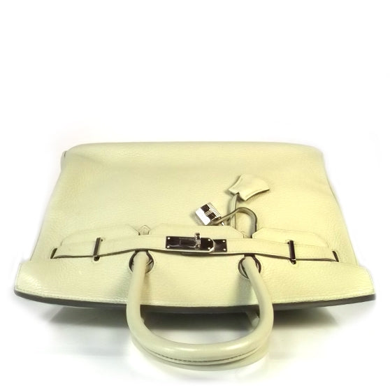 Taurillon Clemence Birkin 35 Vert Pale Green