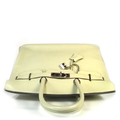 Hermes Taurillon Clemence Birkin 35 Vert Pale Green 4 of 8