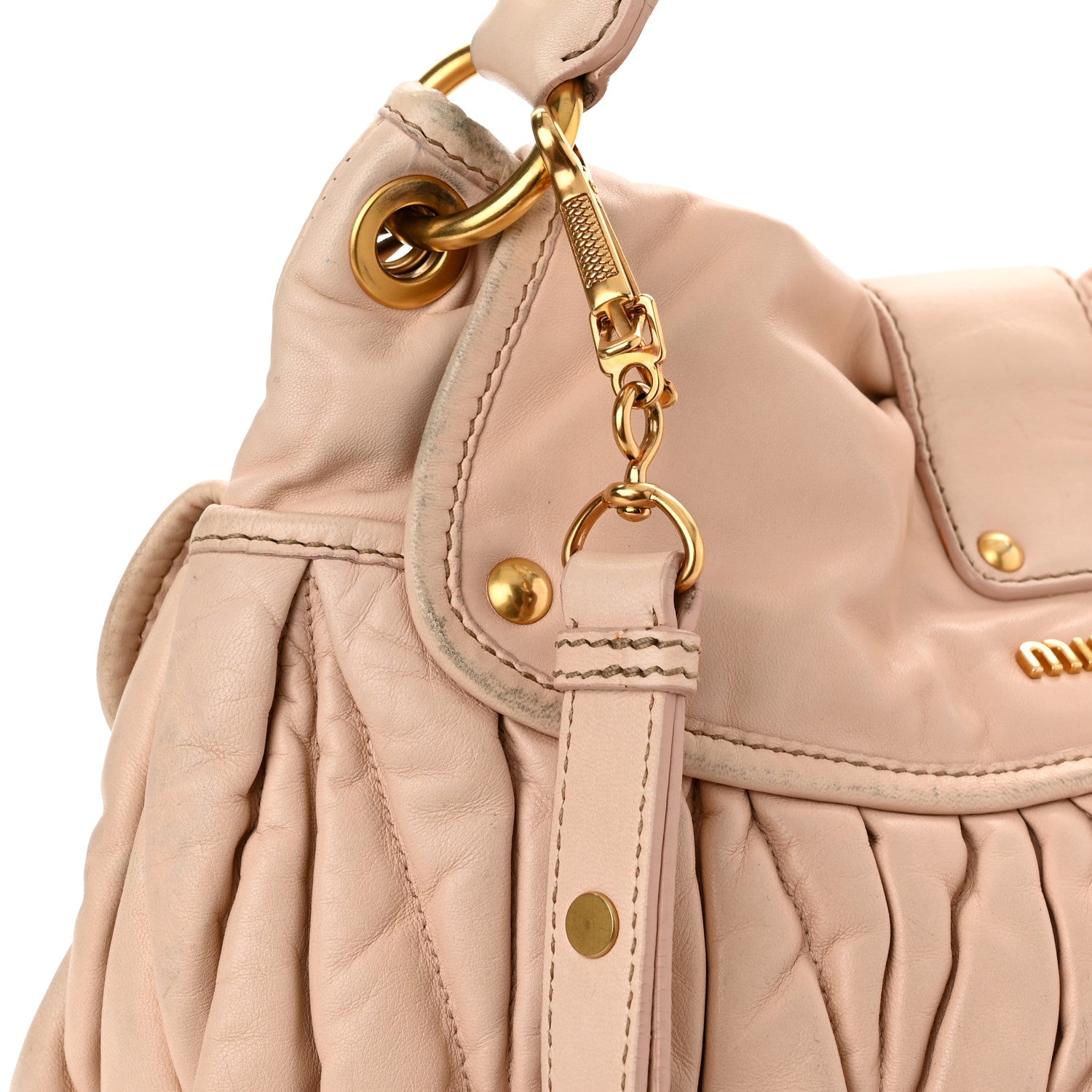 Miu Miu Nappa Matelasse Coffer Hobo 15 of 17