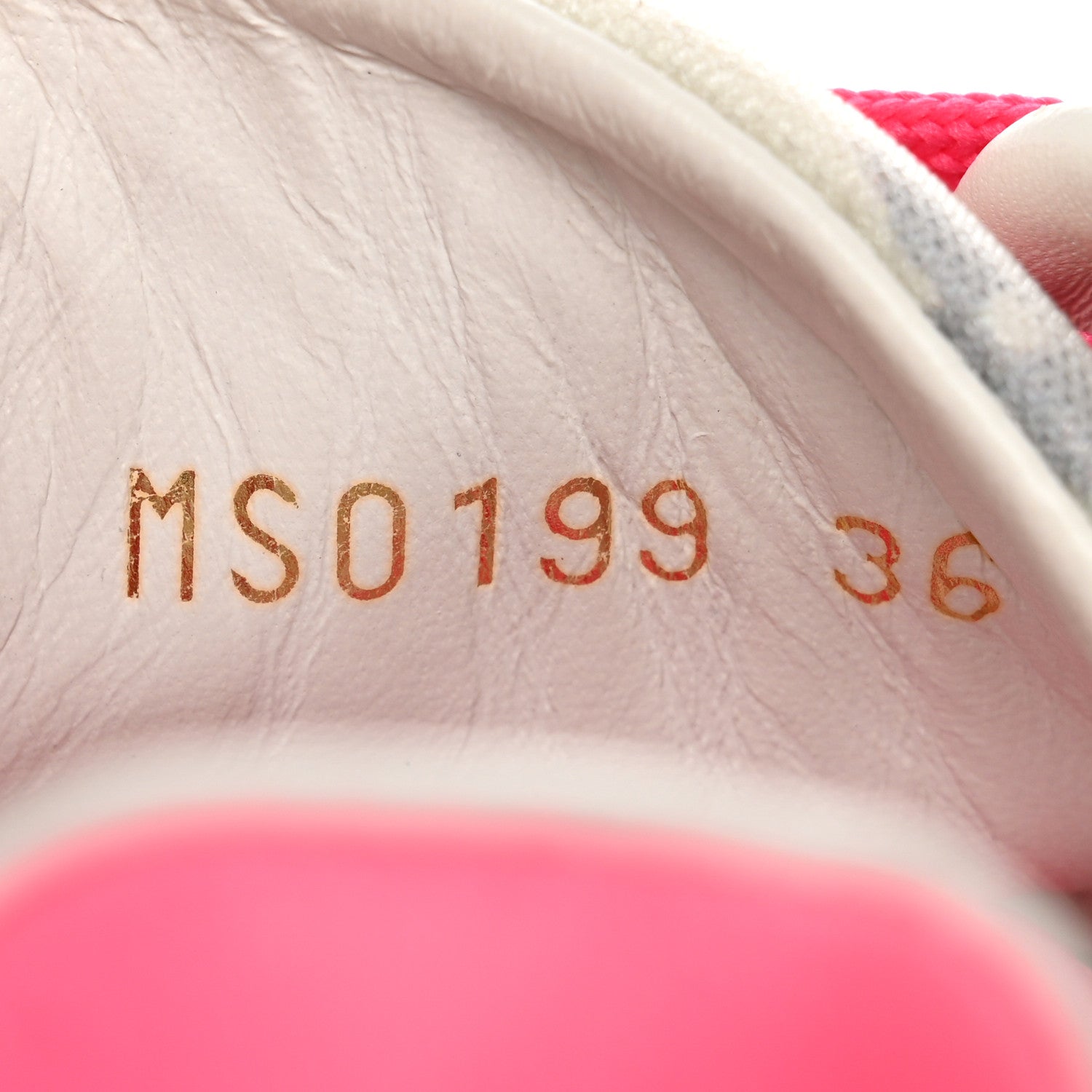 Louis Vuitton Technical Fabric Calfskin Monogram Frontrow Sneakers 36 Pink 6 of 9