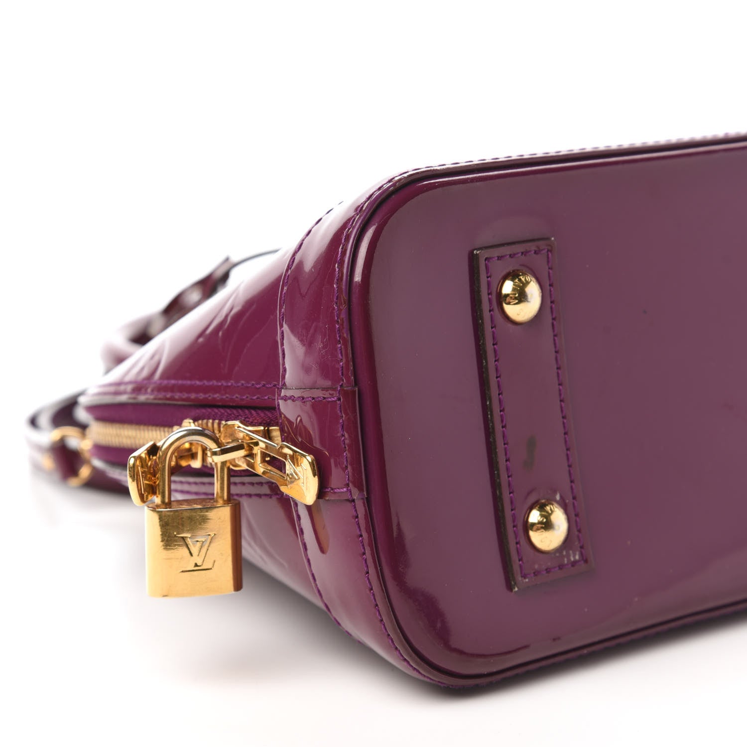 Louis Vuitton Vernis Alma BB Amethyste 6 of 15