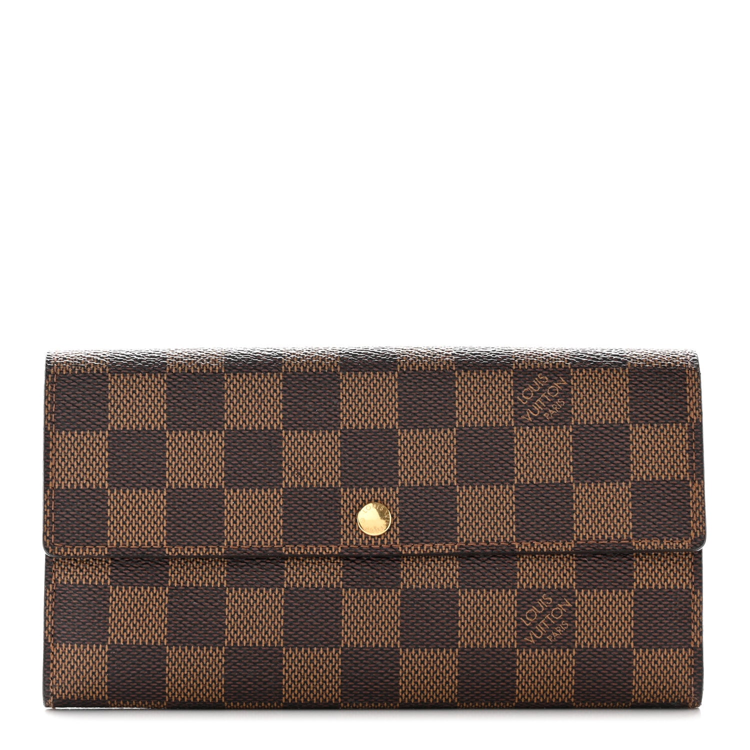 Louis Vuitton Damier Ebene Sarah Wallet 1 of 13
