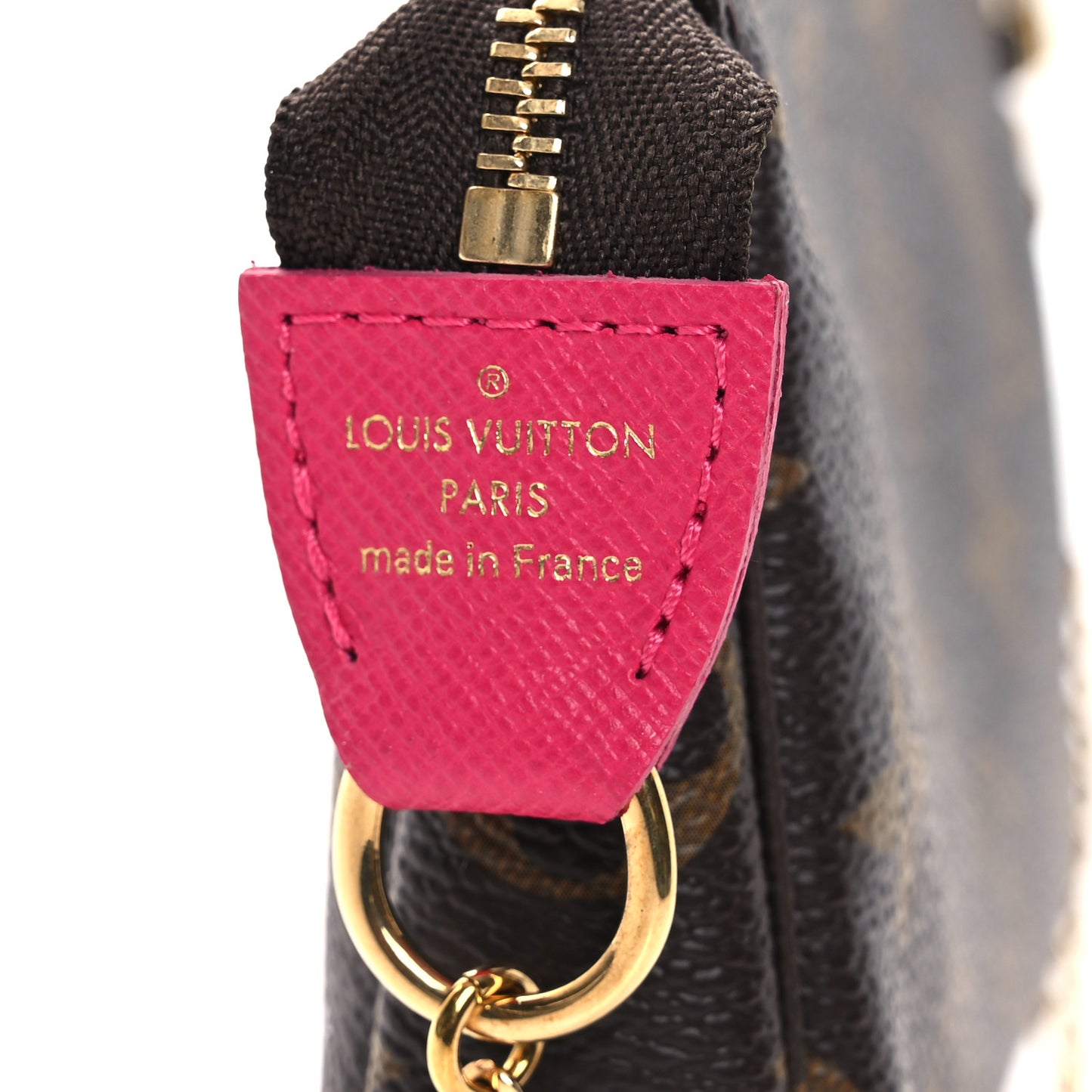 Monogram 2019 Christmas Animation Mini Courchevel Pochette Accessories Fuchsia