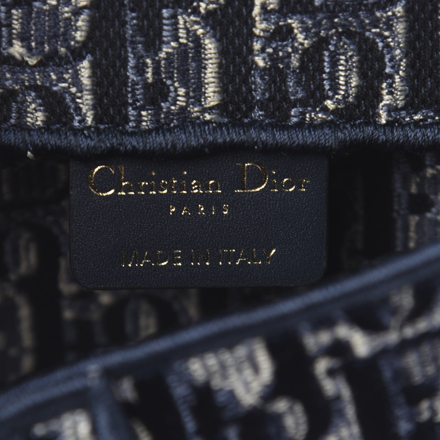 Christian Dior Velvet Oblique Saddle Belt Bag Blue 6 of 11