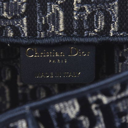 Christian Dior Velvet Oblique Saddle Belt Bag Blue 6 of 11