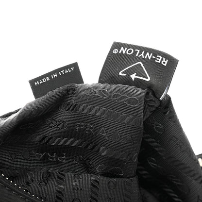 Prada Nylon Re-Edition 2005 Shoulder Bag Black 7 of 11