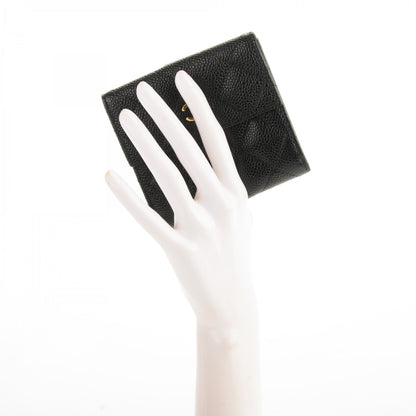 Chanel Caviar Quilted Compact French Flap Wallet 2 of 8