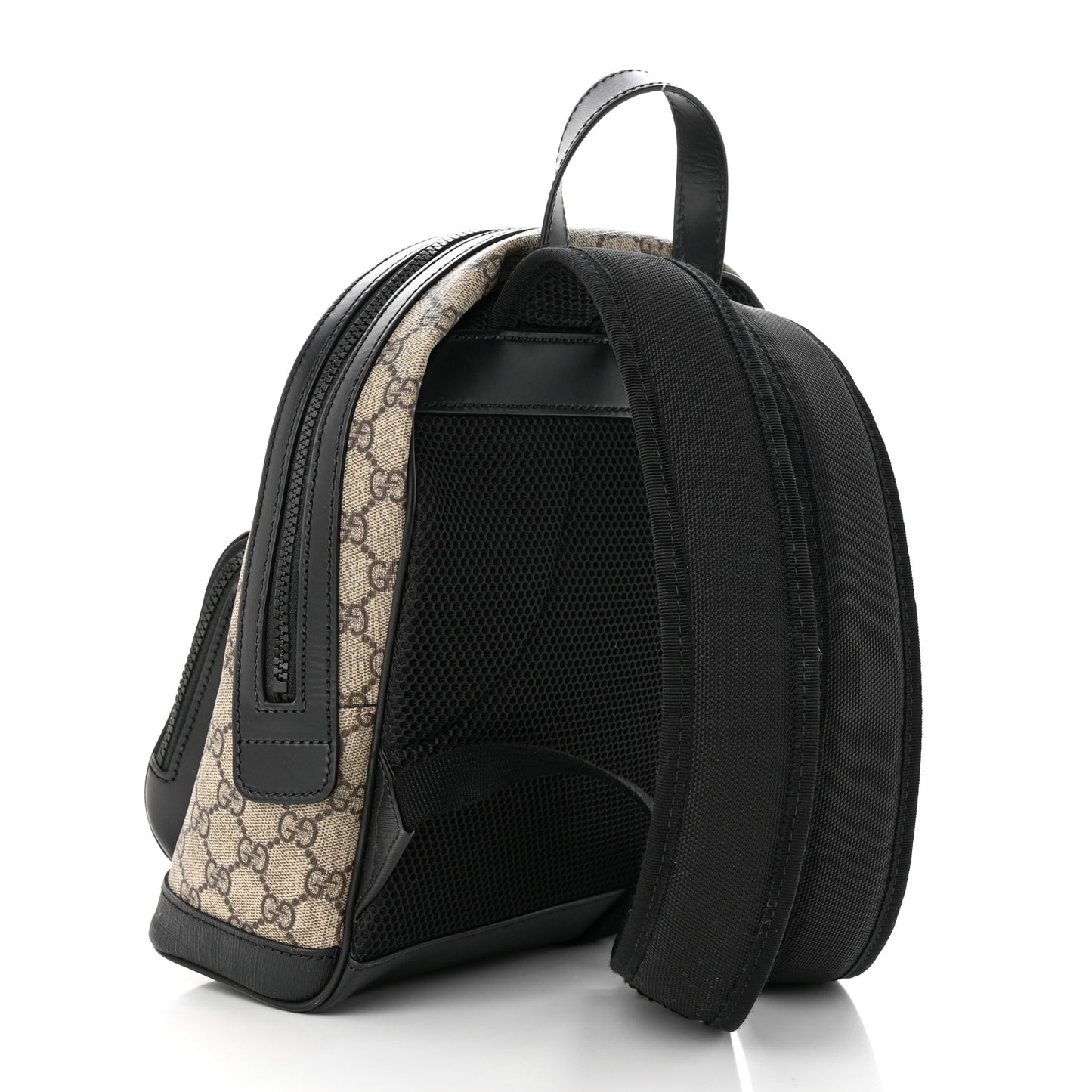 GG Supreme Monogram Small Eden Day Backpack Black