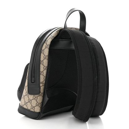 Gucci GG Supreme Monogram Small Eden Day Backpack Black 3 of 12