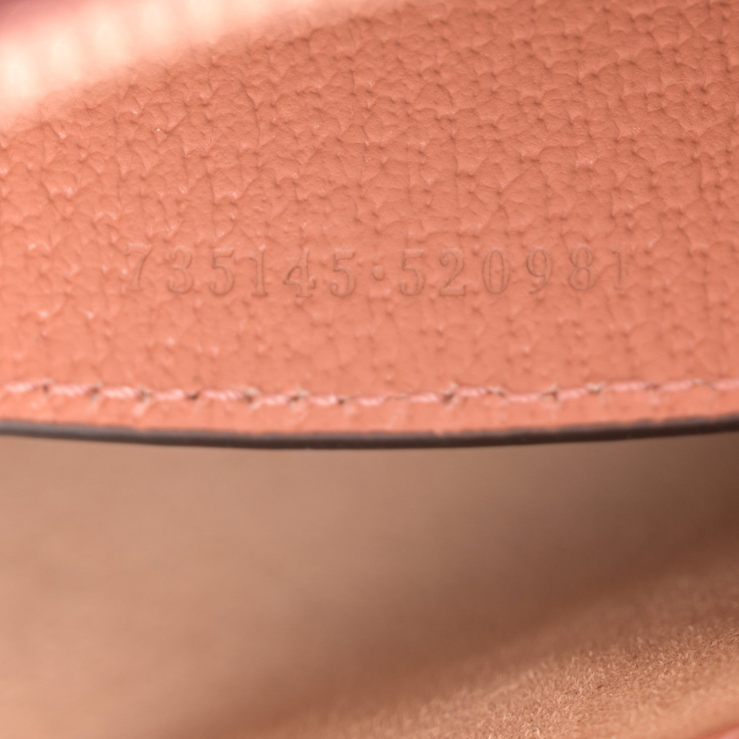 Gucci Monogram Textured Dollar Calfskin Small Ophidia Hobo Cloche Rose Pink 7 of 10
