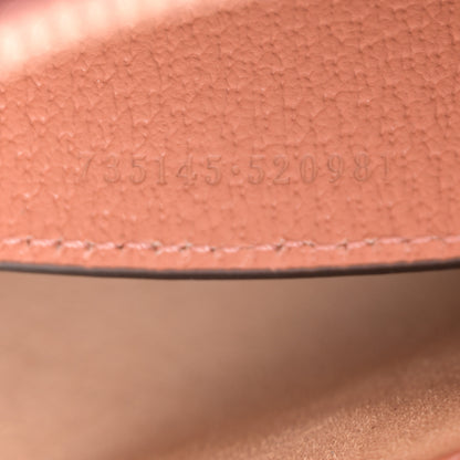 Gucci Monogram Textured Dollar Calfskin Small Ophidia Hobo Cloche Rose Pink 7 of 10