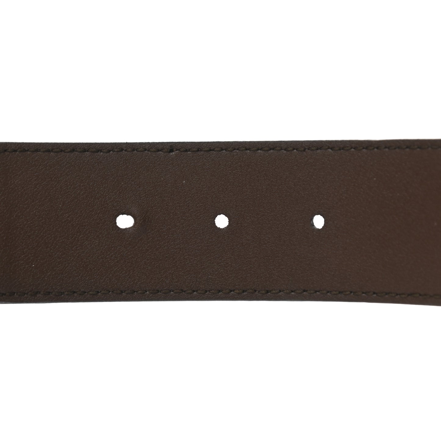 GG Supreme Monogram Matte Plutone Calfskin Double G 40mm Belt 95 38 Beige Ebony New Acero