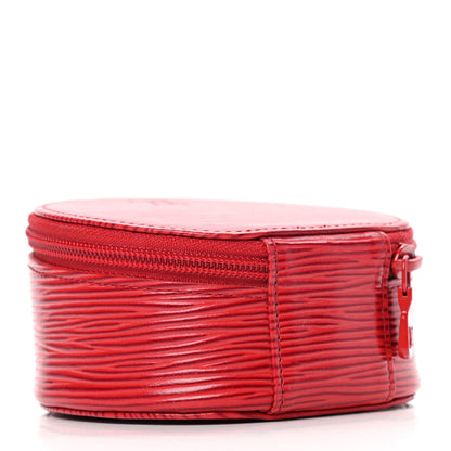 Louis Vuitton Epi Ecrin Bijoux 10cm Jewelry Box Case Red 2 of 4
