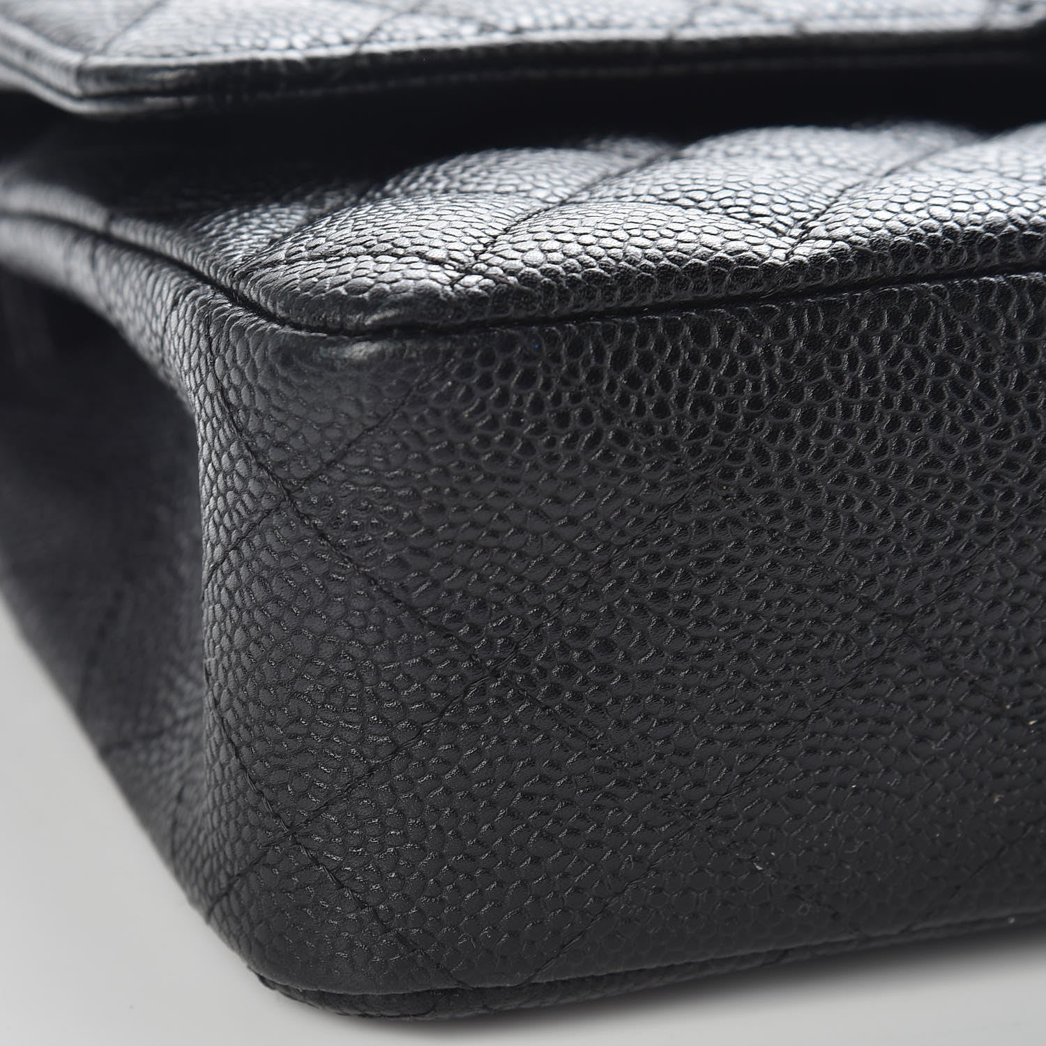 Chanel Caviar Quilted Medium Double Flap Black 5 of 12