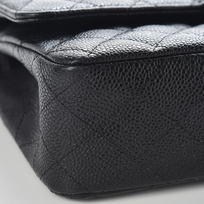 Chanel Caviar Quilted Medium Double Flap Black 5 of 12