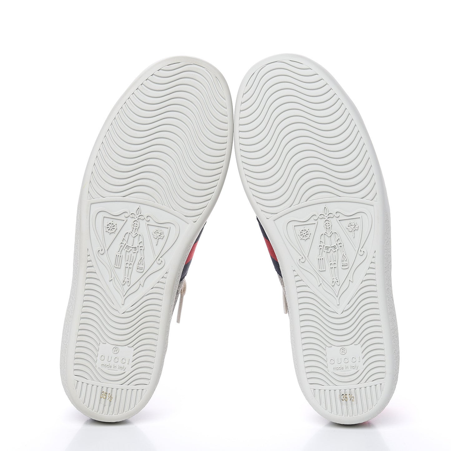 GG Supreme Monogram Womens Ace Low-Top Sneaker 35.5 Beige