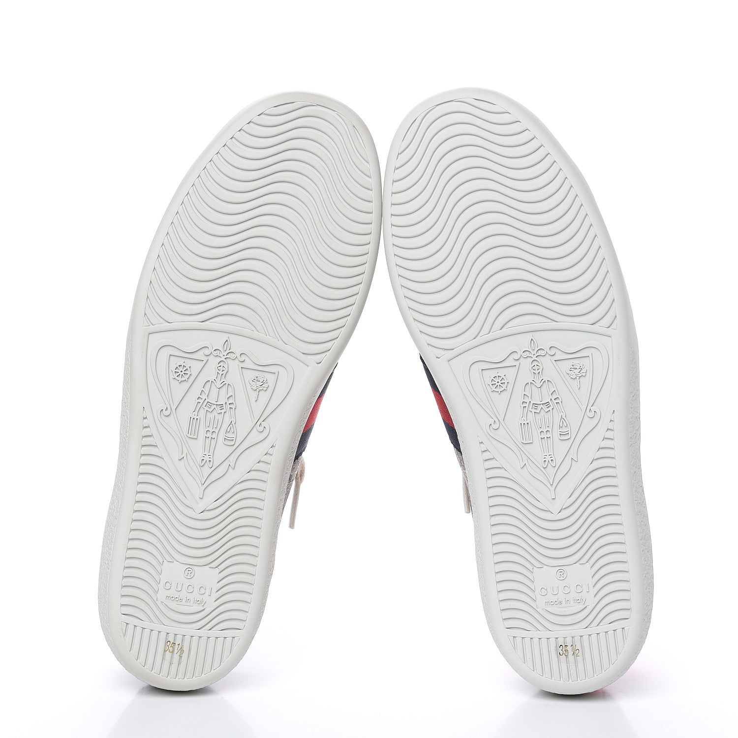 Gucci GG Supreme Monogram Womens Ace Low-Top Sneaker 35.5 Beige 5 of 8