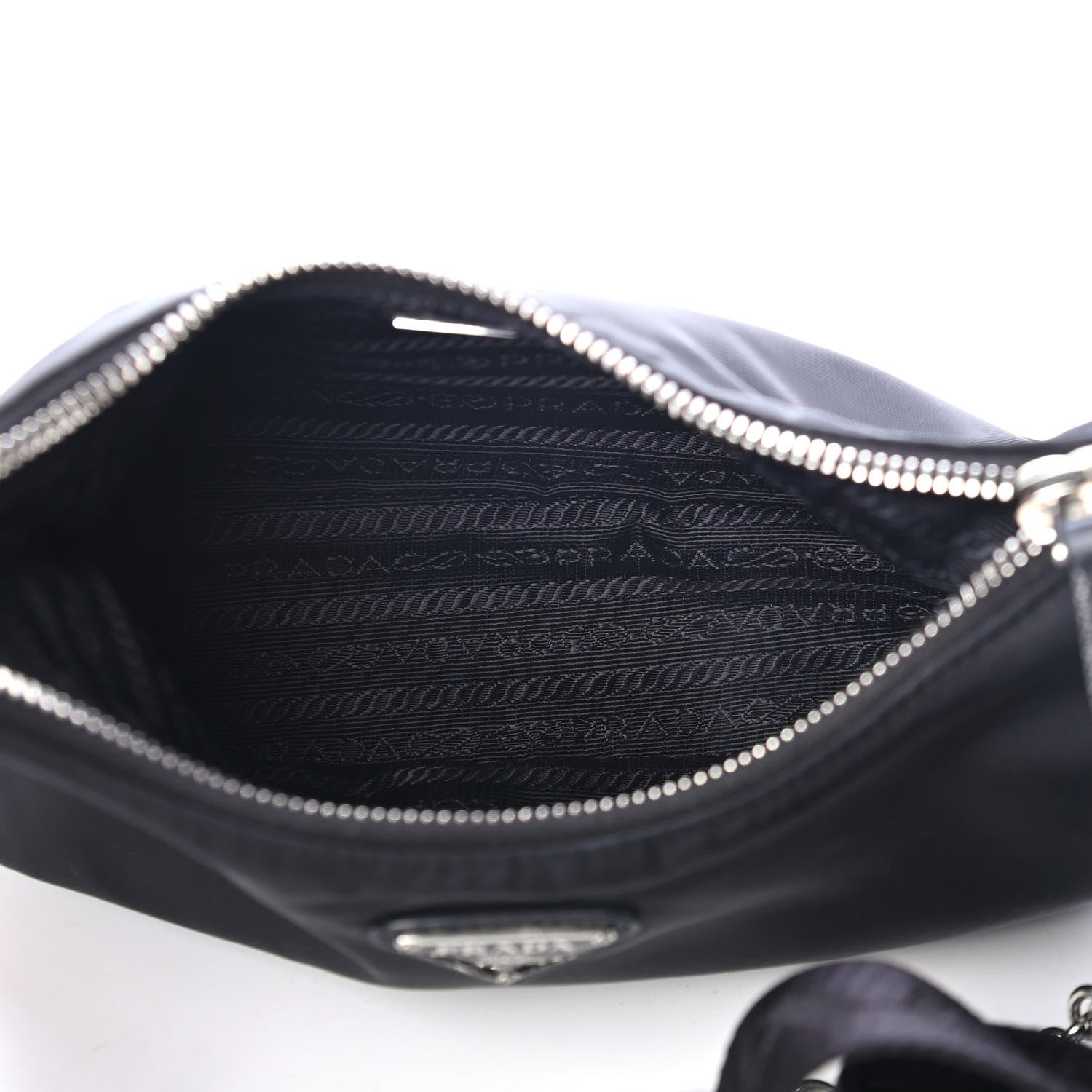 Prada Nylon Re-Edition 2005 Shoulder Bag Black 4 of 4
