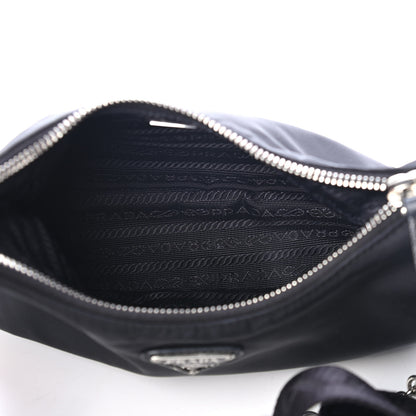 Prada Nylon Re-Edition 2005 Shoulder Bag Black 4 of 4