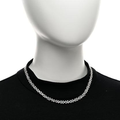 Tiffany Platinum Diamond Victoria Alternating Graduated Necklace 2 of 6