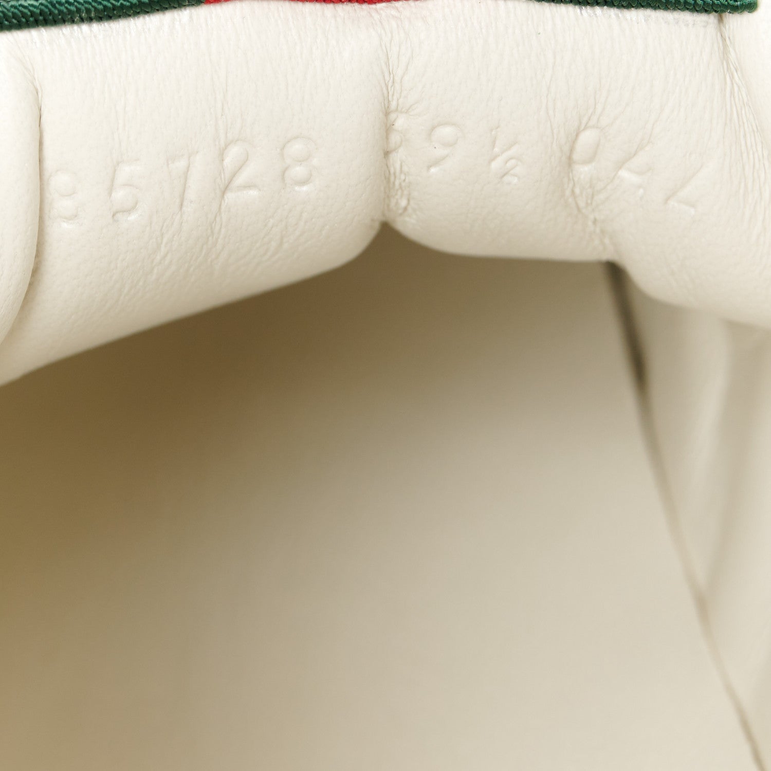 Gucci Calfskin Womens Re-Web Sneakers 39.5 White Pink 10 of 11