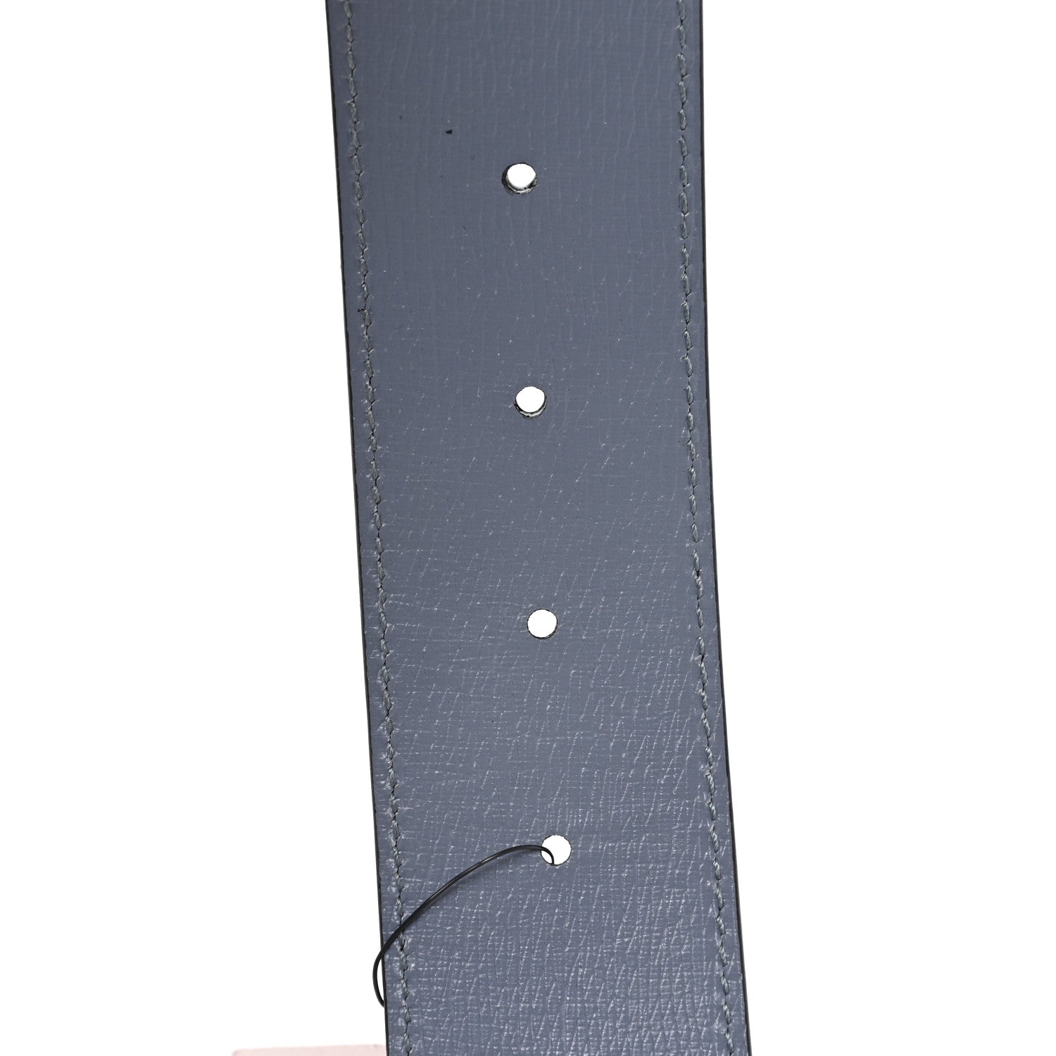 Gucci Calfskin Interlocking G Reversible 37mm Belt 105 42 Black Grey 4 of 5