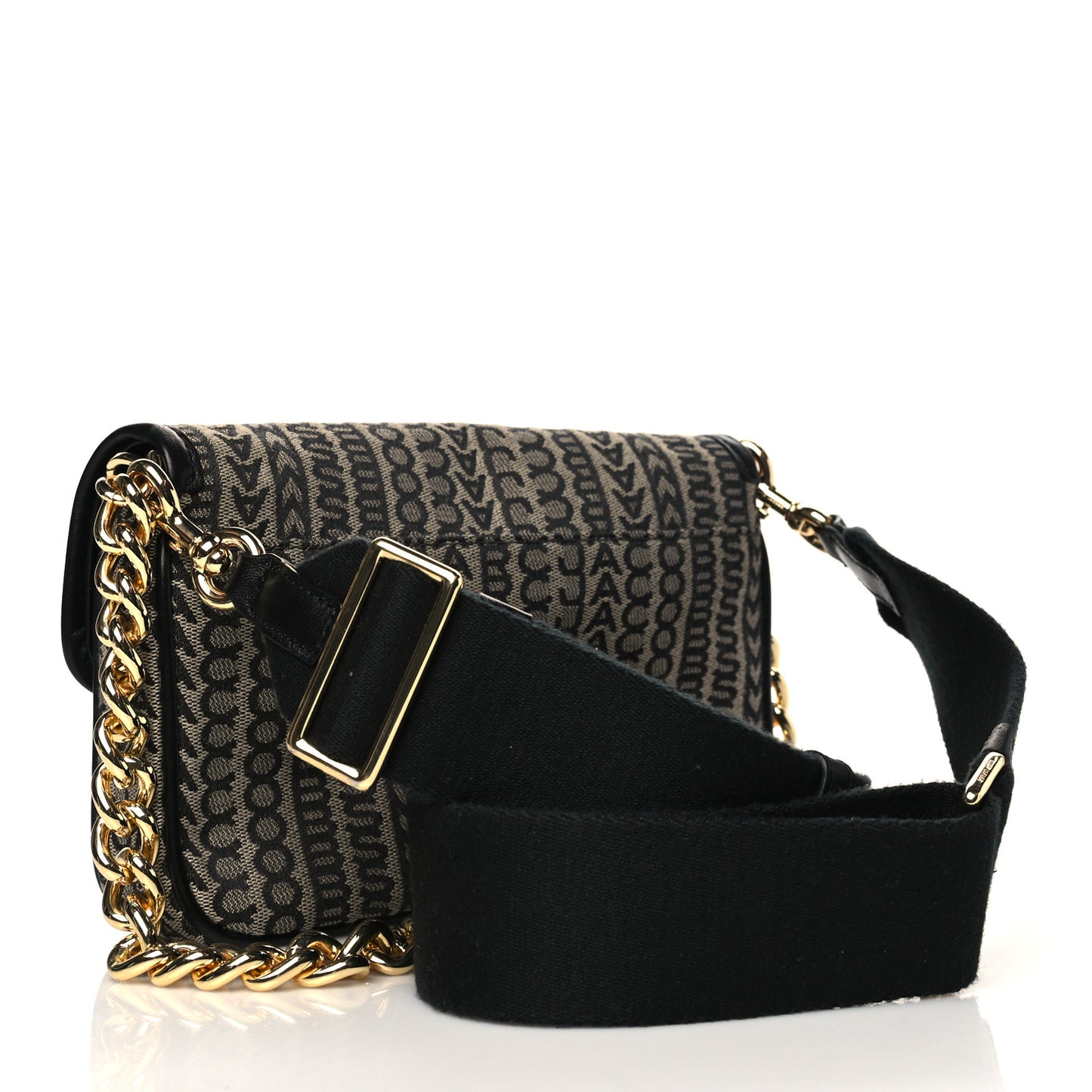 Cotton Jacquard The Monogram J Marc Shoulder Bag Beige Multi