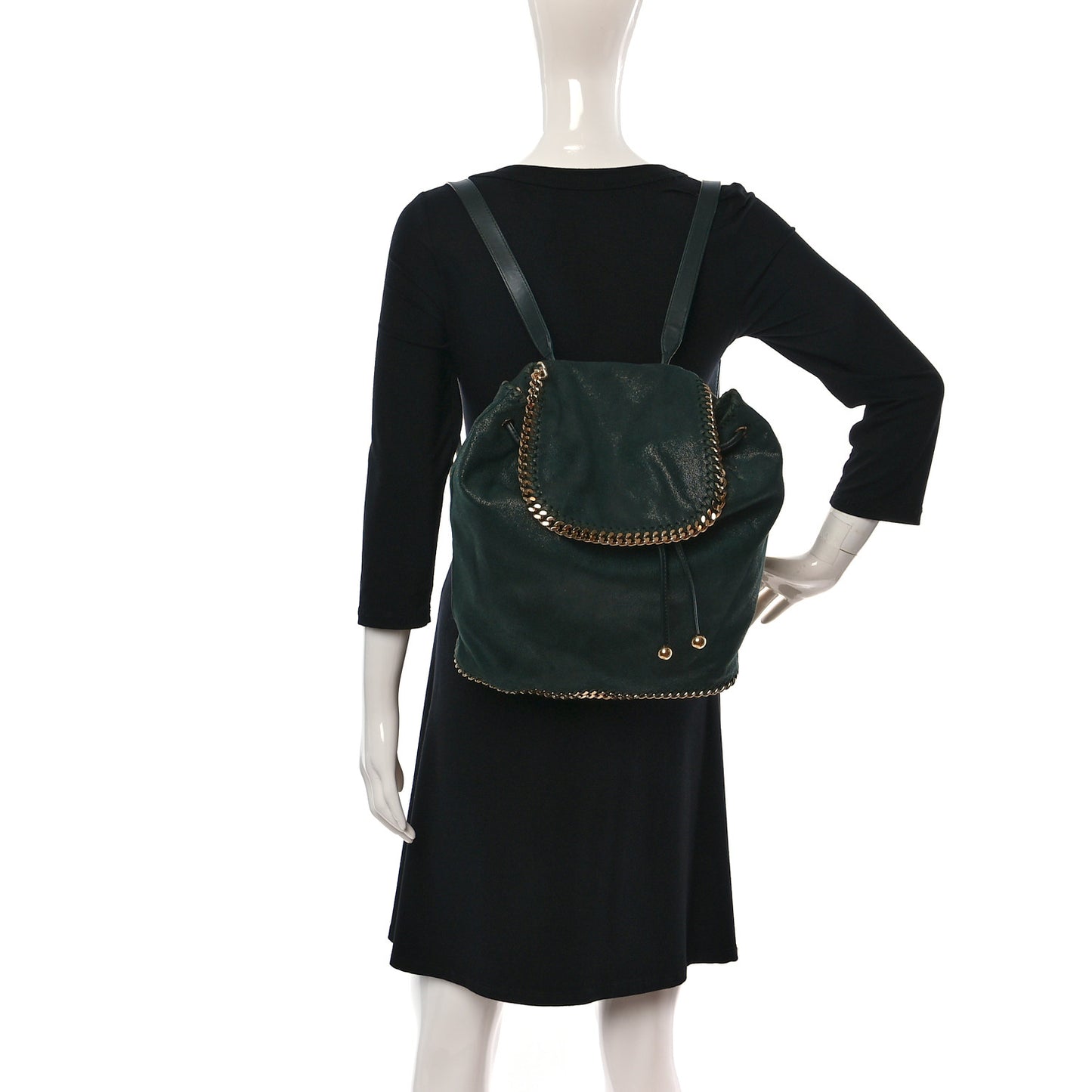 Shaggy Deer Falabella Backpack Green