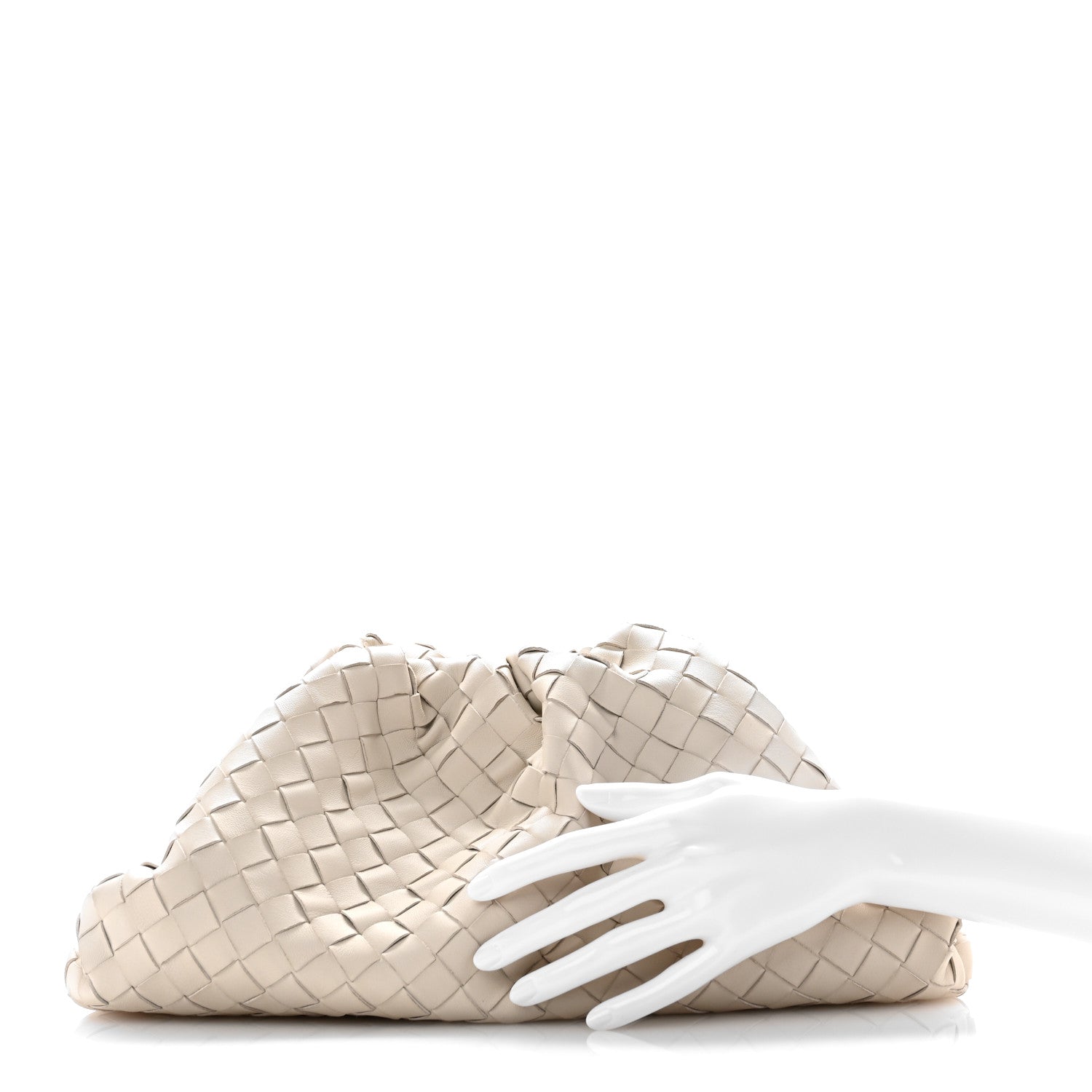 Bottega Veneta Nappa Maxi Intrecciato The Pouch Oversized Plaster 2 of 7