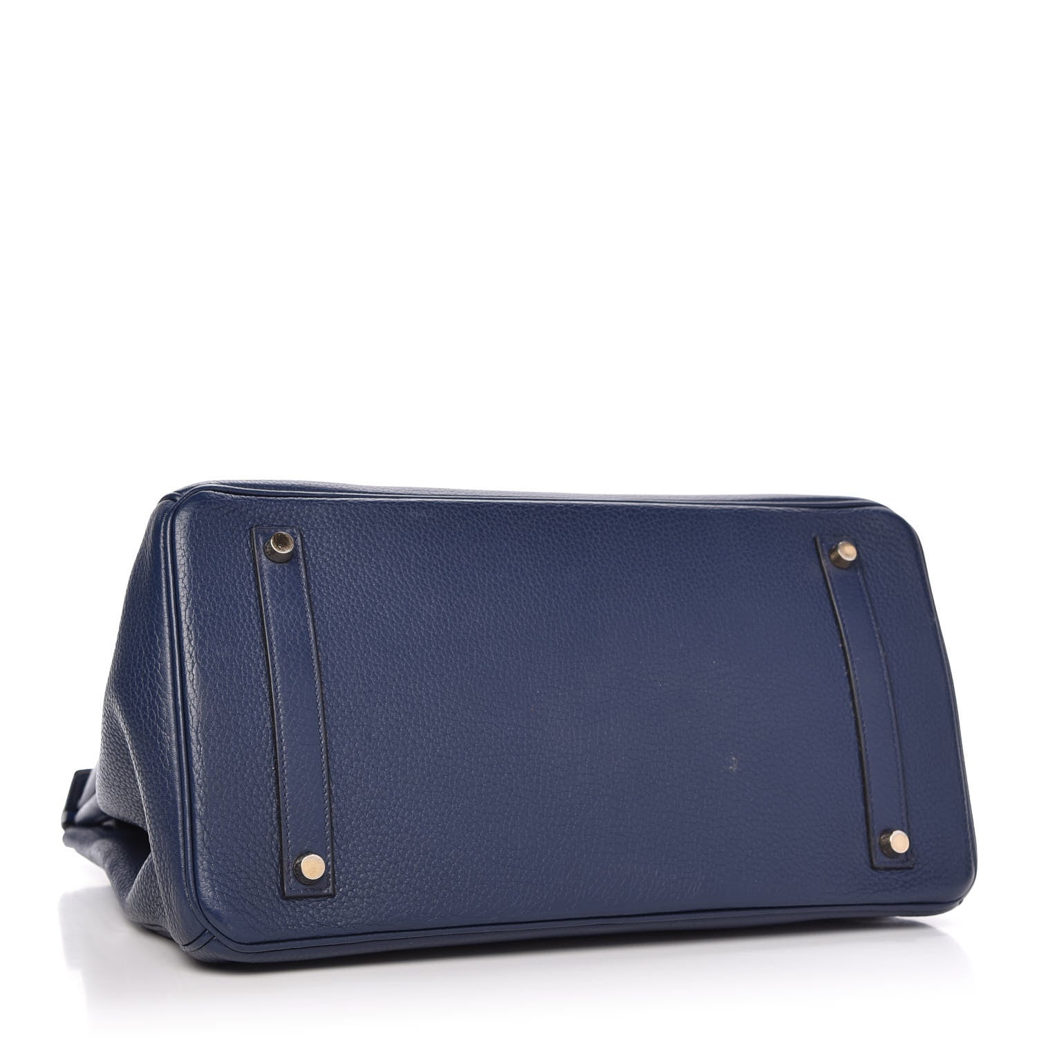Hermes Taurillon Clemence Birkin 35 Bleu Saphir 4 of 9