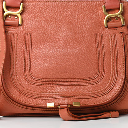 Chloe Calfskin Medium Marcie Satchel Coral 8 of 12