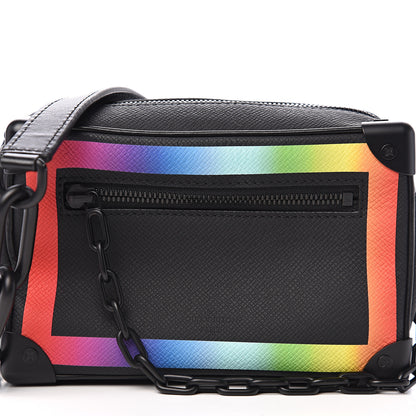Louis Vuitton Taiga Rainbow Mini Soft Trunk Black 8 of 8