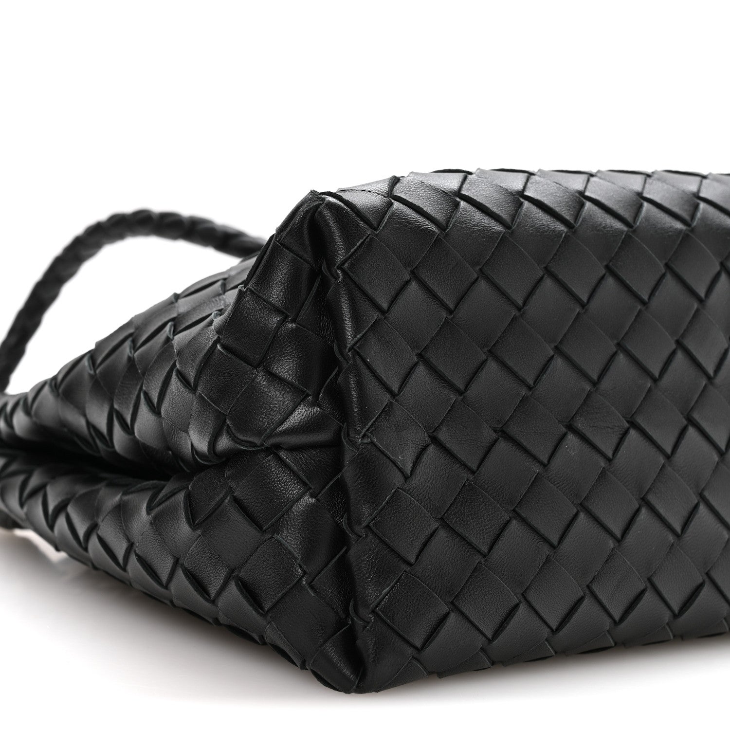 Bottega Veneta Nappa Intrecciato Medium Andiamo Shoulder Bag Black 8 of 9