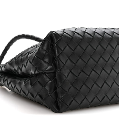 Bottega Veneta Nappa Intrecciato Medium Andiamo Shoulder Bag Black 8 of 9