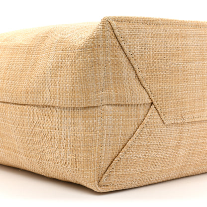 Prada Raffia Logo Tote Naturale 8 of 8