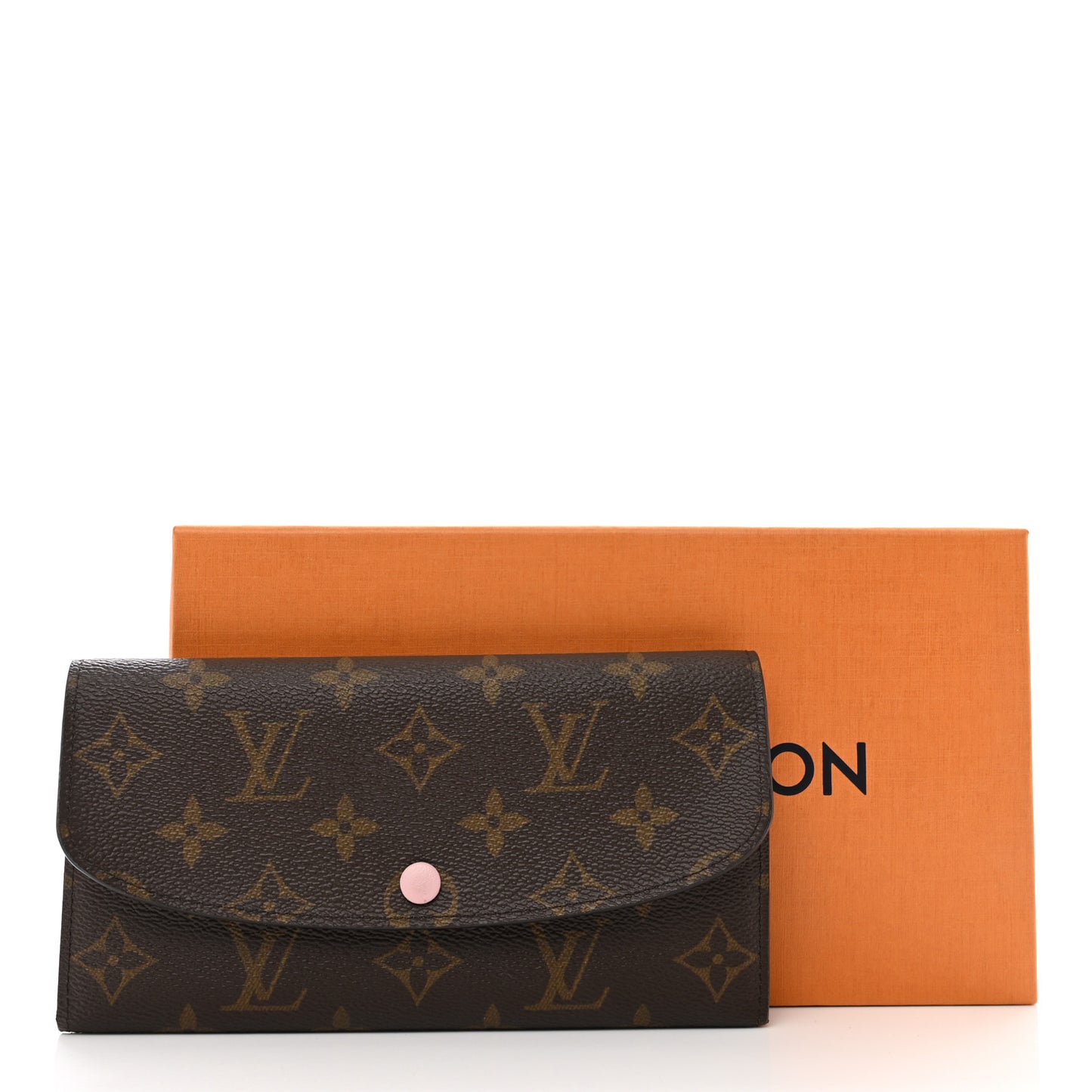 Monogram Emilie Wallet Rose Ballerine