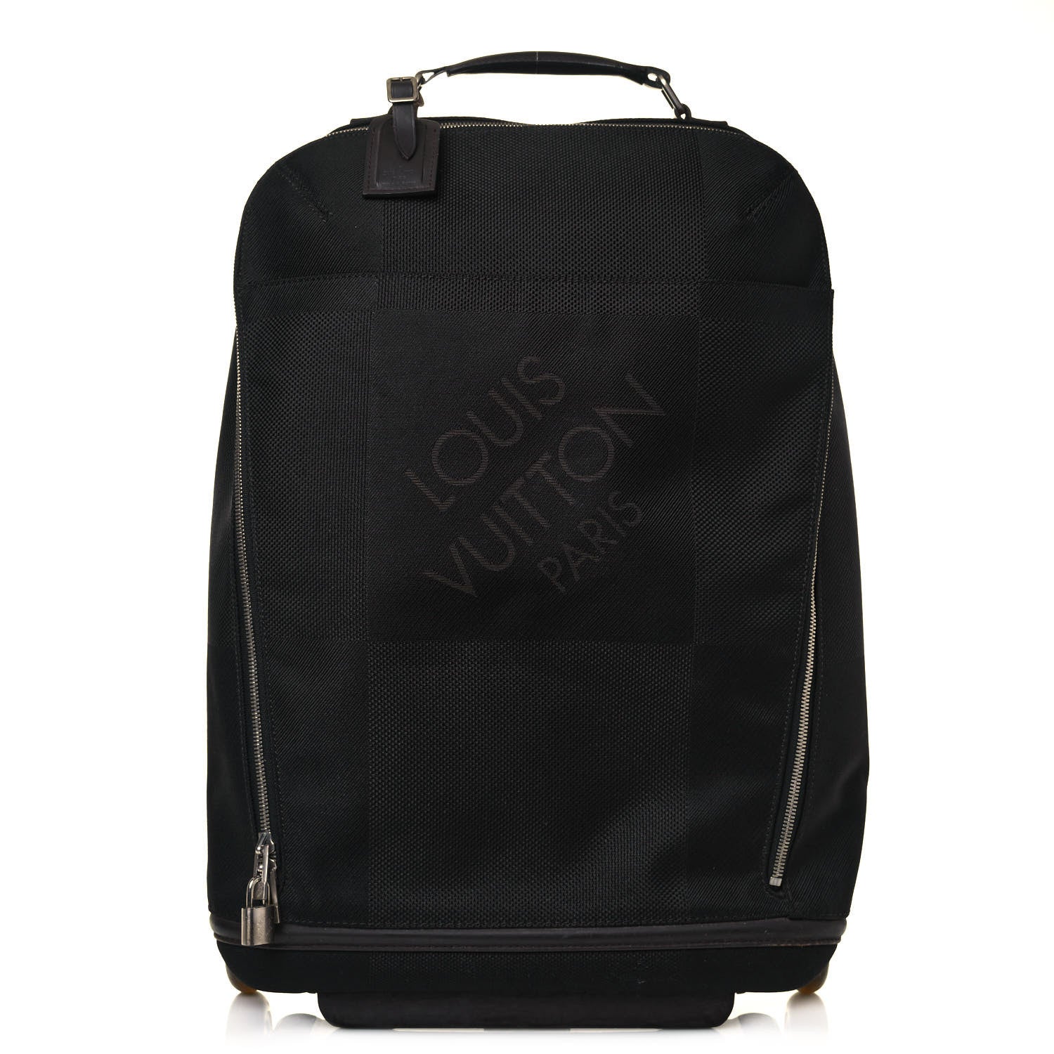 Louis Vuitton Damier Geant Conquerant 55 Roller Luggage Black 1 of 26