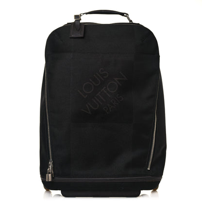 Louis Vuitton Damier Geant Conquerant 55 Roller Luggage Black 1 of 26