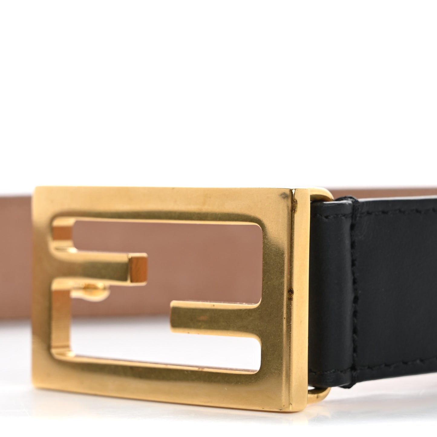 Calfskin Baguette Belt 80 32 Black