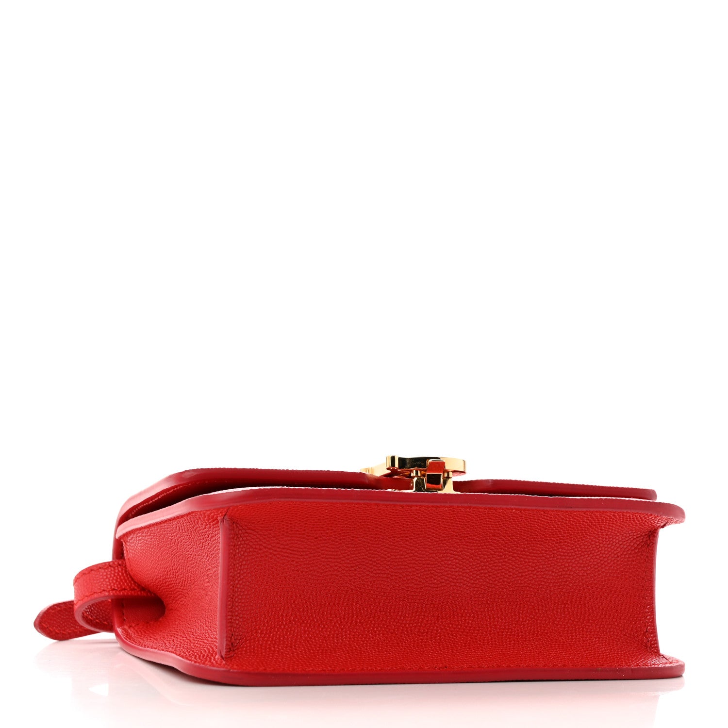 Burberry Grained Calfskin Mini TB Bag Bright Red 4 of 9