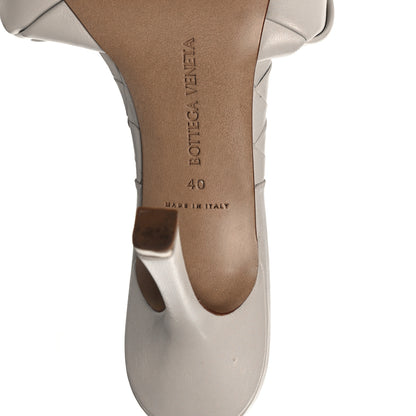 Bottega Veneta Nappa Maxi Intrecciato Lido Mule Sandals 40 Optic White 7 of 7