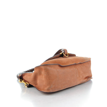 Chloe Nubuck Calfskin Medium Marcie Satchel Oak 4 of 9